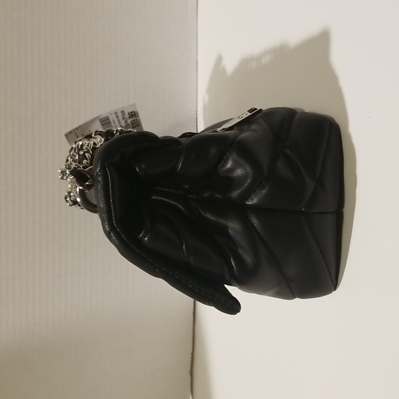 Badgley MISCHKA Mini Chevron-Quilted Vegan Leather Crossbody Bag - Picture 9 of 15